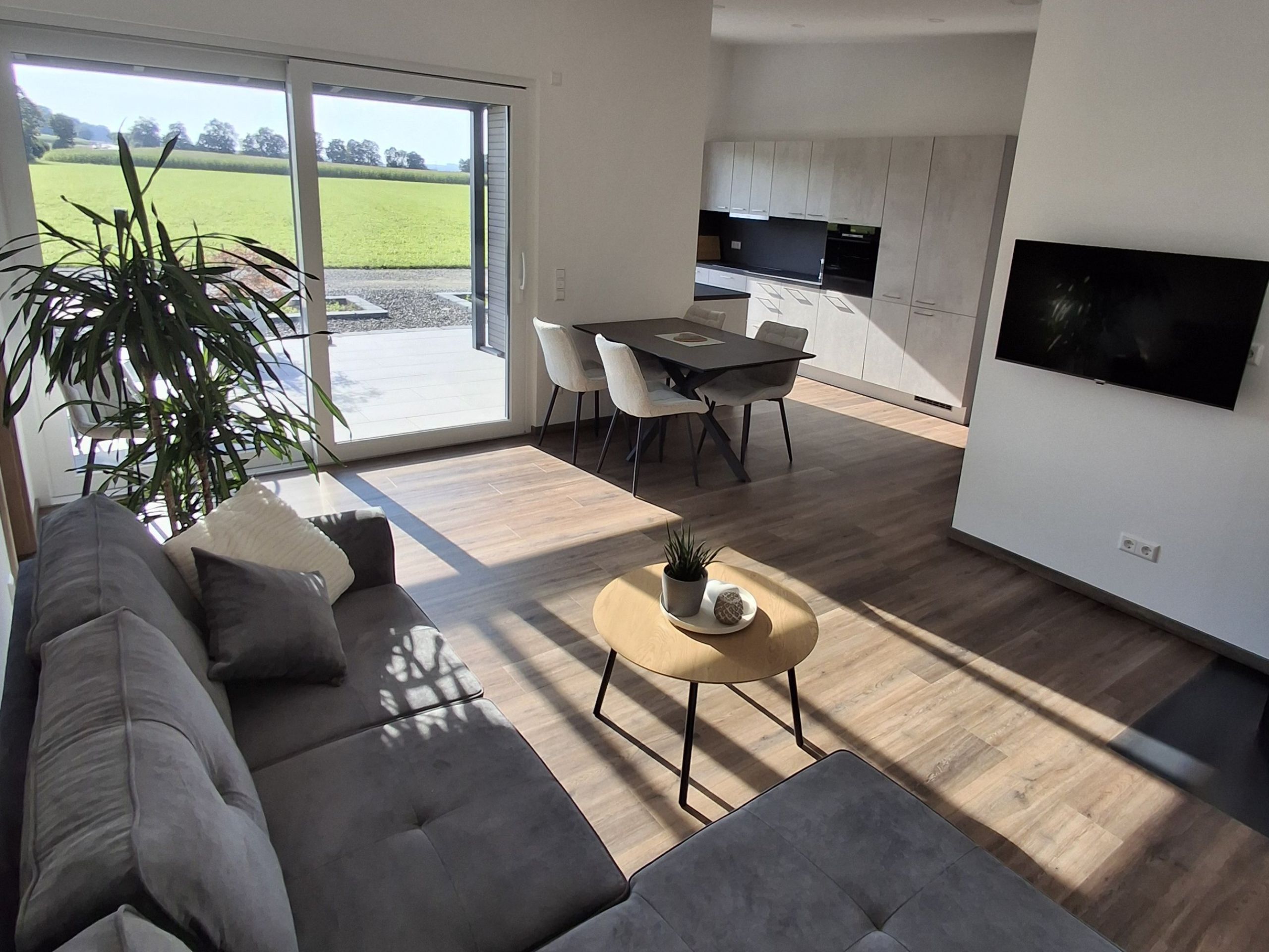 Ferienwohnung Krug Wohnzimmerbereich